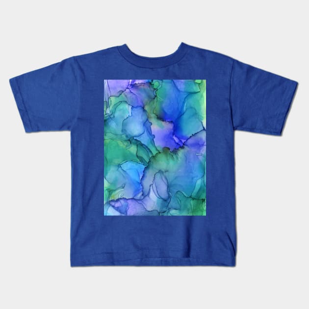 Blue Lagoon Kids T-Shirt by ElviraDraat